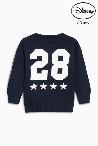 Navy Mickey Mouse Crew Neck Jumper (3mths-6yrs)